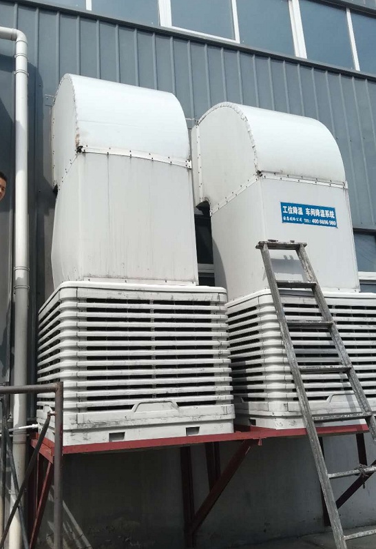 夏天汽配廠焊接車(chē)間工廠排煙降溫方案